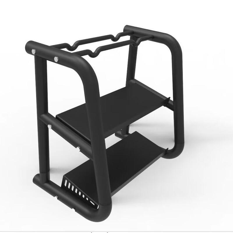 WEZHO Compact Multi-functional Dumbbell and Kettlebell Storage Rack