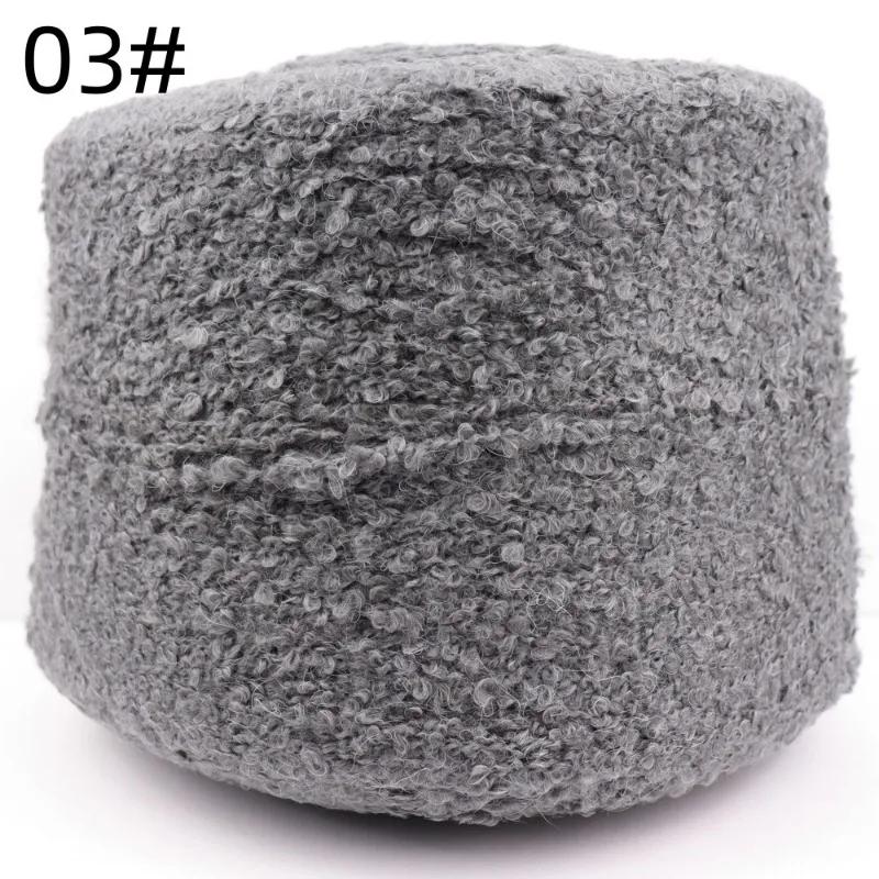 200g 460m Hand-braided Alpaca Loop Wool Yarn Thread Hand Knitting Wool Crochet Yarn for DIY Sweater Soft Smooth Yarn