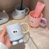 Big Eye Expression Toothbrush Cup Wash Brushing Cup Creative Toothbrush Holder  Household