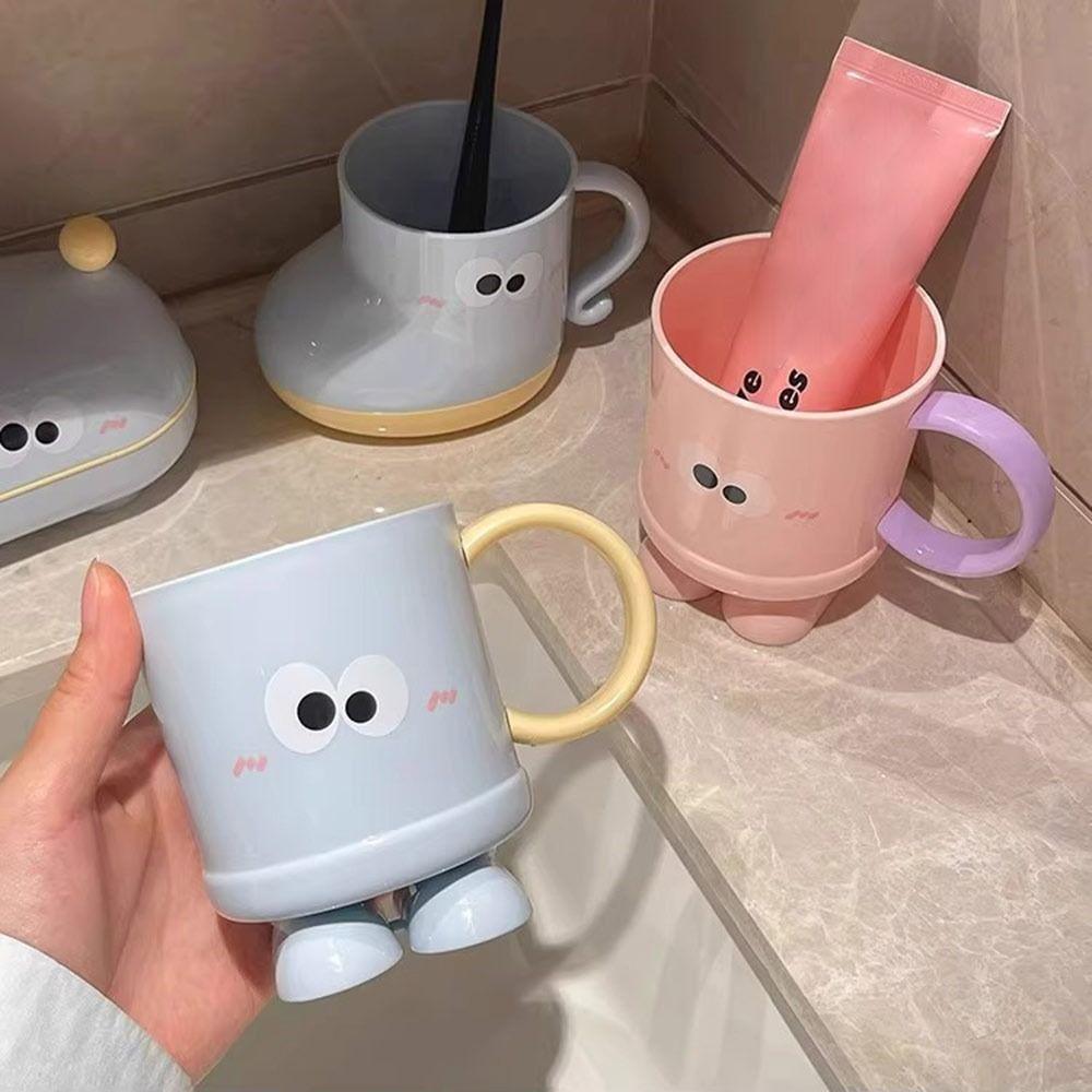 Big Eye Expression Toothbrush Cup Wash Brushing Cup Creative Toothbrush Holder  Household