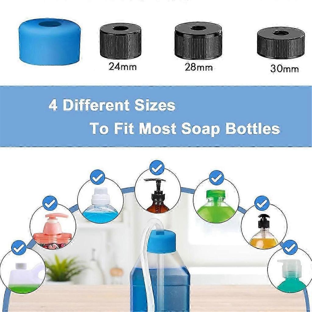 Soap Dispenser Extension Tube Kit for Kitchen Sink, 47Inch Soap Dispenser Tube with Upgraded Check