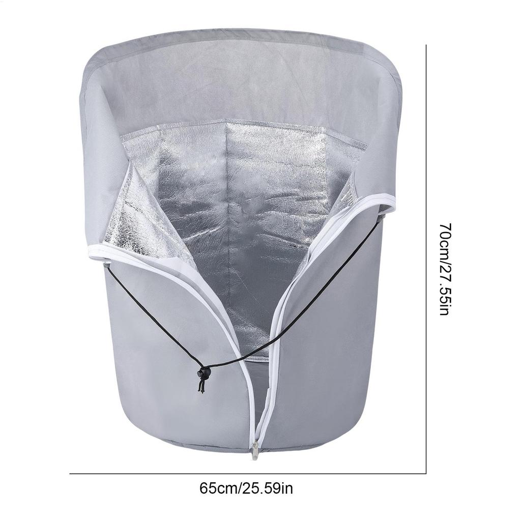 Flower Pot Protection Bag Warm Reusable Winter Flower Pot Insulation Cover Planter Supplies for Lawn Patio Landscaping & Garden