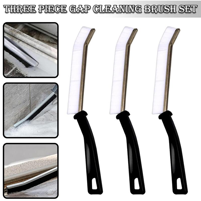 

Beishu новая 3 шт. щетка для чистки щелей, многофункциональная щетка для туалета и ванной комнаты