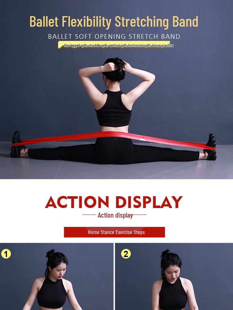 Ballet Flexibility Band for Splits and Tendon Stretching - Ideal for Dance Practice and Stretching Exercises