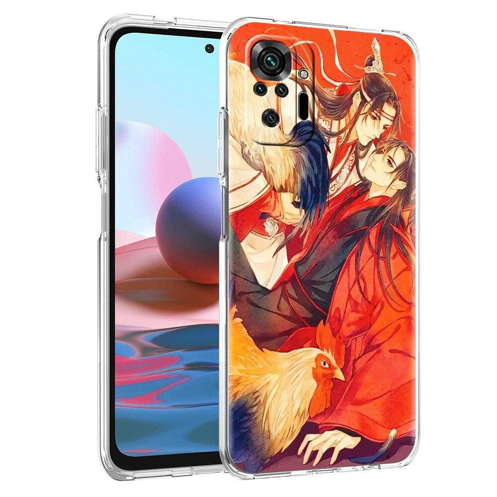 Grandmaster Mo Dao Zu Shi Anime Luxury Phone Case For Xiaomi Redmi Note 11 10 9S 9 8 Pro 7 8T 9C 9A 8A K40 Pro+ Soft Clear Cover