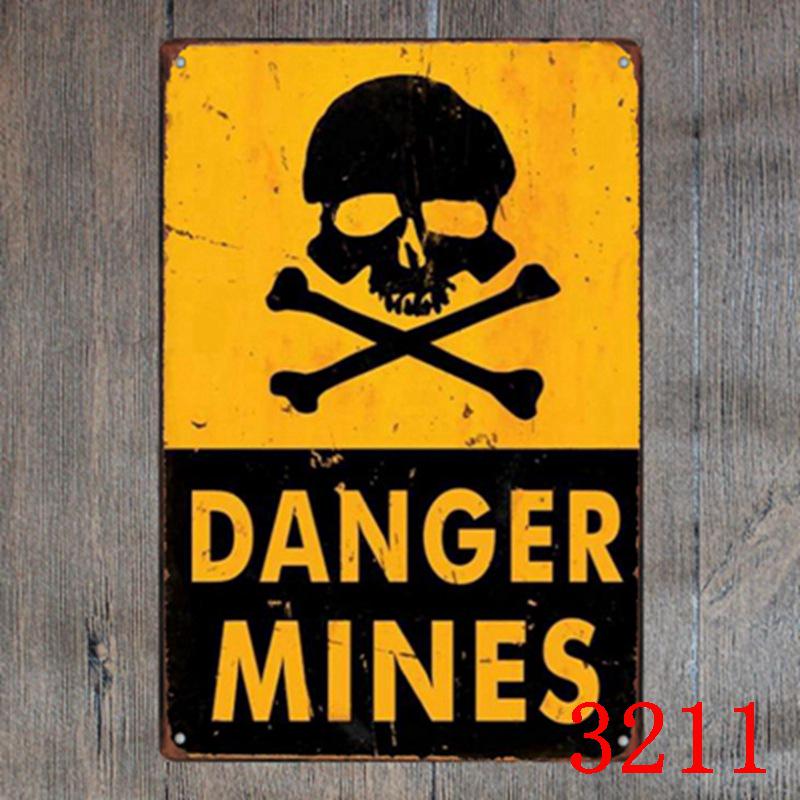 Custom Gun Humor Tin Sign for Restaurant, Bar, or KTV Decor