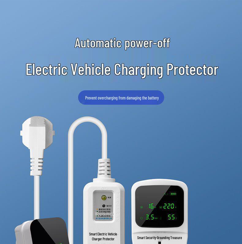Electric Vehicle Charging Power-off Protector Timer Extension Cord