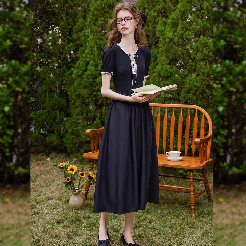 Bailuyu Ruffle Trim A-Line Dress