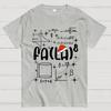 Christmas Math Fa La La Cotton Summer Casual Cool Loose T-Shirt