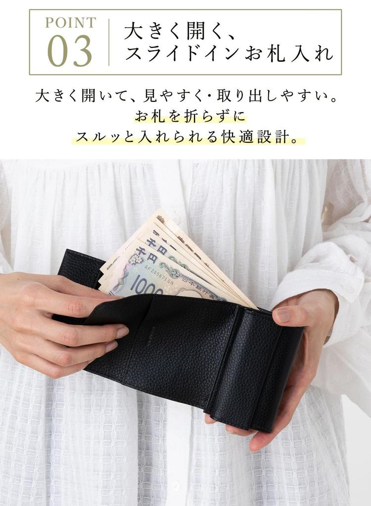 PURCHIC Mini-Dreifach-Portemonnaie für Damen, Echtes Leder, Schlank, Leicht, Kompakt und bewahrt Scheine sicher auf (Grau Beige)