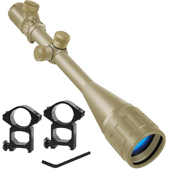 Beileshi 6-24X50 / 4.5-14X50 Optics Hunting Rifle Scope with 20mm Free Mounts