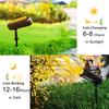 4PCS Solar Lawn Lights Outdoor LED Landscape Spotlights Wall Light Security Waterproof Adjustable Yard Lawn Driveway Tree Garden