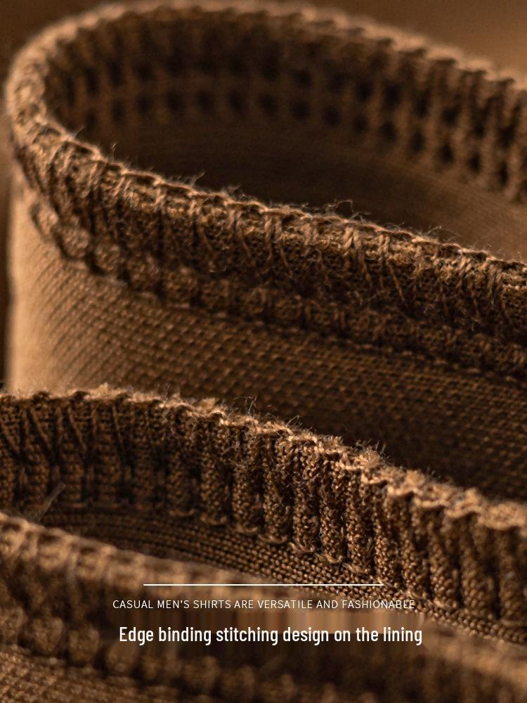 Men's High Collar Patchwork Zipper Hoodie - Light Luxury Autumn/Winter Collection