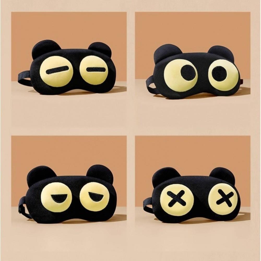 Cartoon Plush Sleep Eye Mask Skin-friendly 3D Eye Mask Lovely Plush Sleep Mask  Dream Night