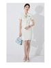 Women's Thin Dark Blue Short-Sleeve Suit Set - Summer Hotel Front Desk, Lobby Manager, Jewelry Store Uniform