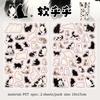 2 Sheetspack Snoring Cat  Delicious Foods Sushi Bread Stickers Cute Scrapbooking Journaling Decoration Diy Collages