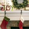 1/2/3pcs Garland Holder Heavy Duty 2-in-1 Fireplace Stocking and Garland Hanger Adjustable Christmas Mantle Hanger Dual Hooks