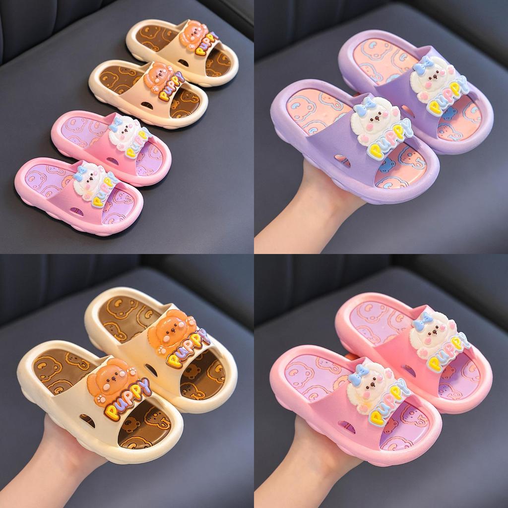 Childrens Cartoon Slippers With Non Slip Pvc Soles For Summer Indoor Comfort