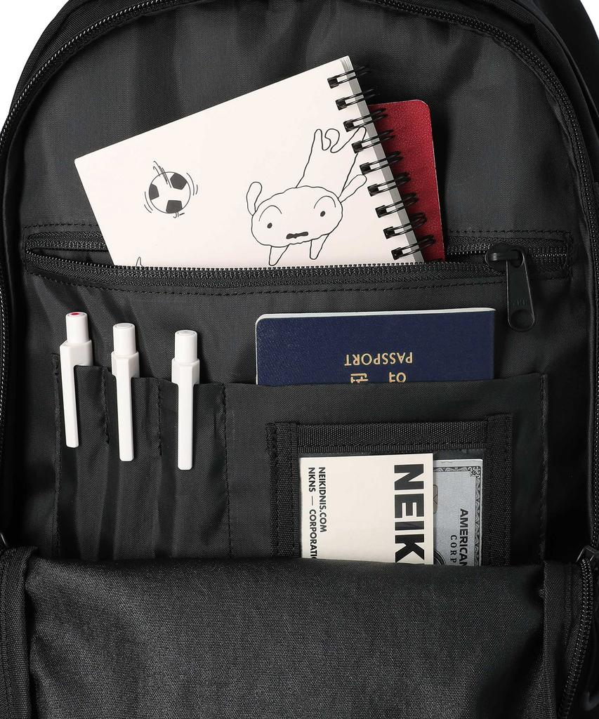 Neikidnis Carabiner Mesh Backpack Black