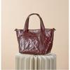 First Layer Of Tree Paste Tanned Cowhide Women's Bag Retro All-matching Portable Tote Cross-border New Leather Cross-shoulder