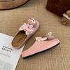 Internet celebrity cartoon cute thick-soled bag head slippers women's summer wear 2025 new models with skirts versatile half-drag Birkenstocks