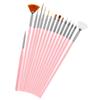 15pcs/lote Pincéis de Pintura para Bolo de Fondant Pincéis de Confeitaria para Glacê Ferramentas de Decoração de Bolo Acessórios de Confeitaria Caneta de Escultura para Bolo de Fondant
