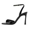 Zara Pu Stylish Minimalist Commuter Ankle Strap Sandals Women Sandals Black 12318510-38