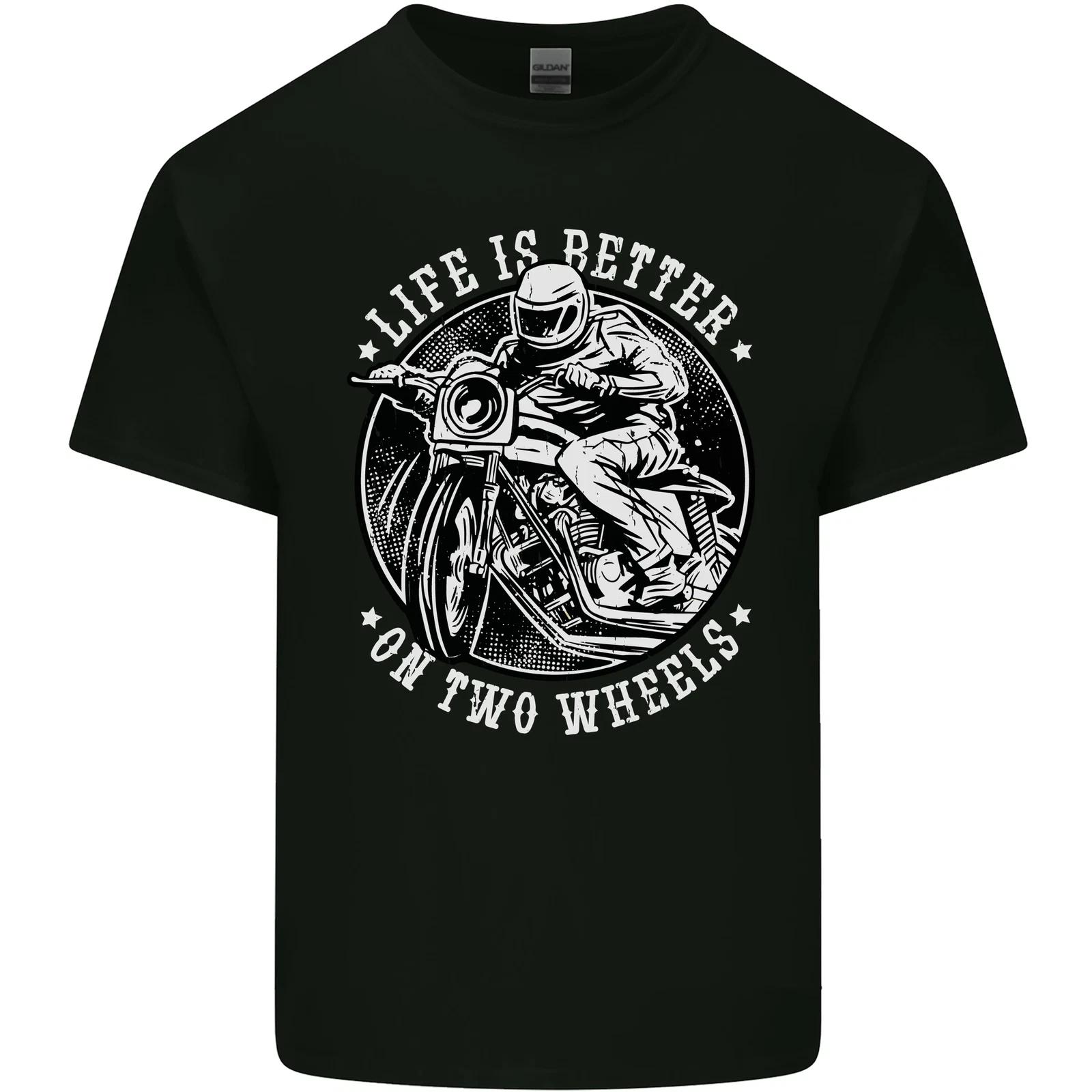 Life Is Better On Two Wheels Kids T-Shirt Childrens L