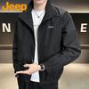 JEEP Men's Spring Autumn Casual Stand-up Collar Jacket