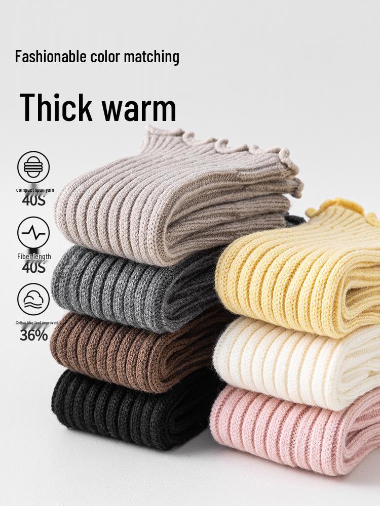 Thickened Warm Toddler & Infant Girl Leg Warmers for Spring, Autumn, and Winter