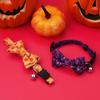 Bowknot Halloween Cat Collar Adjustable Cat Bow Tie  Ghost Festival