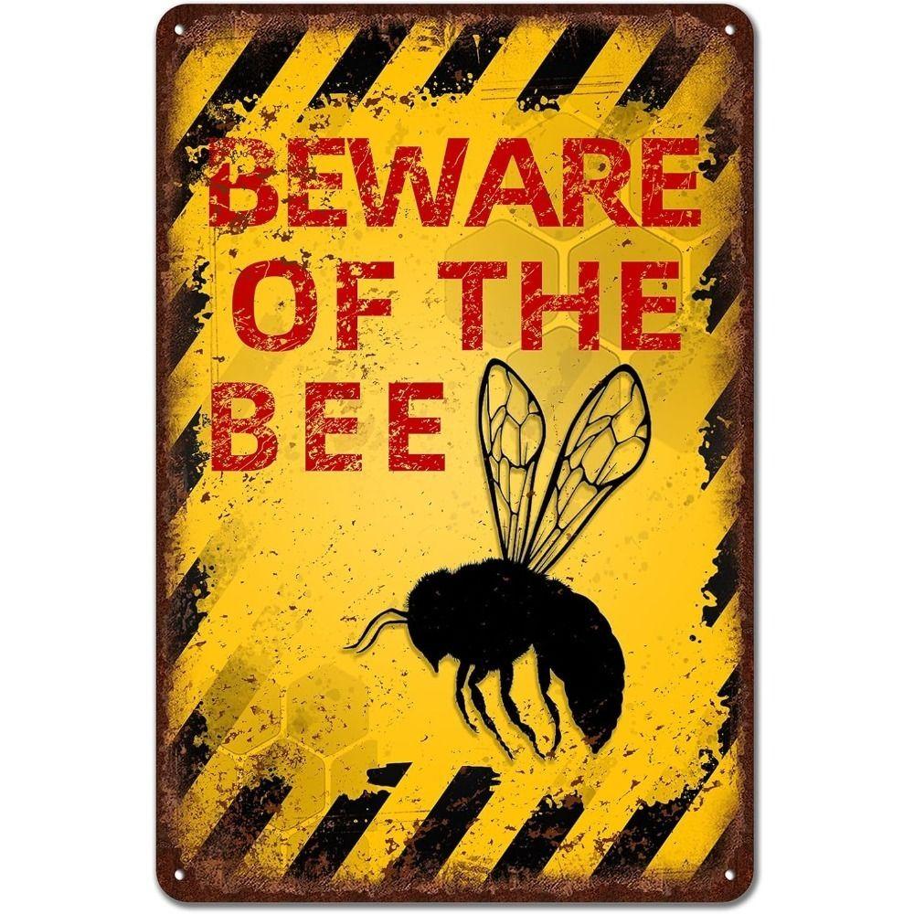 Beware of Animal Silhouette Aluminum Signs Metal Warning Plates