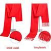 China Red Scarf Wool Embroidery Launch & Annual Meeting Party Scarves