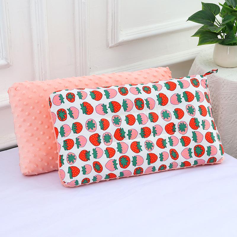 

Діти Немовлята Baby Cartoon Pure Cotton Doudou Velvet Sleep Pillow Kindergarten Washable Cervical Vertebra Protect Kids Pillow