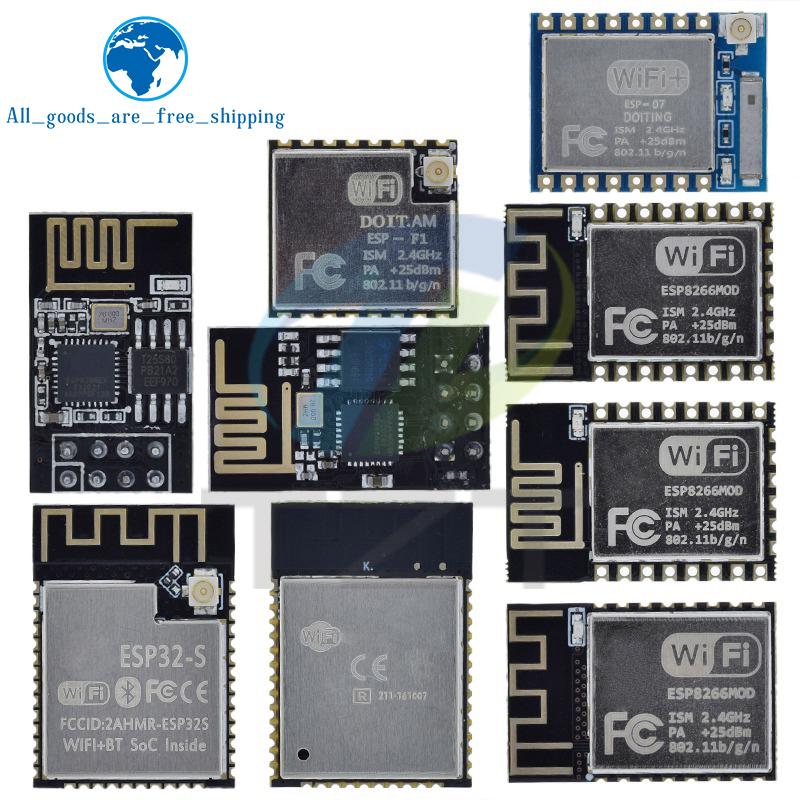 ESP8266 ESP-01 ESP-01S ESP-07 ESP-12E ESP-12F ESP-32 ESP-32S ESP32 Module Transceiver 2.4G For Arduino