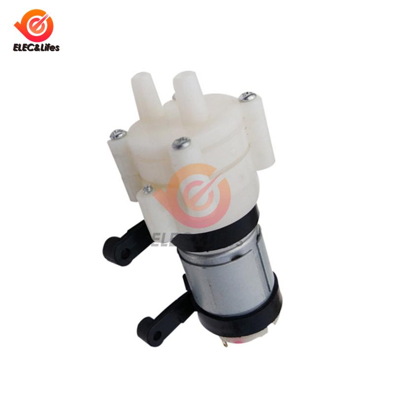 R385 Water Pump 12V Diaphragm Pump Pump 6V Small Miniature Water Pump Household Fish Tank Accessories Tea Set Water Pump