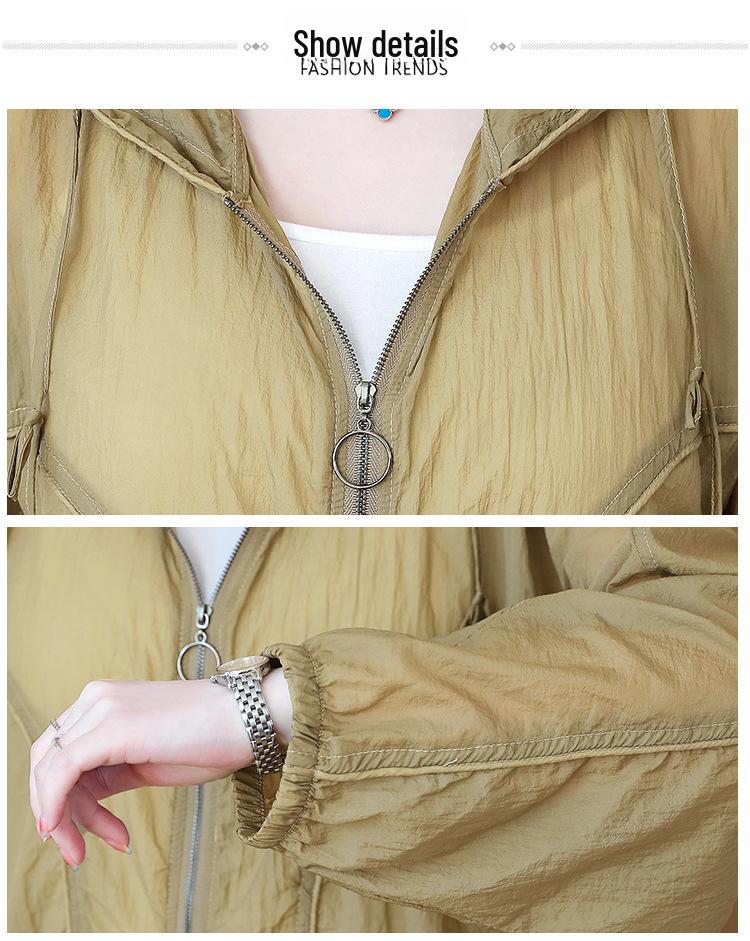 Women's Sun Protection Clothing 2024: Anti-UV, Loose Fit, Long-Sleeve, Breathable, Korean Style.