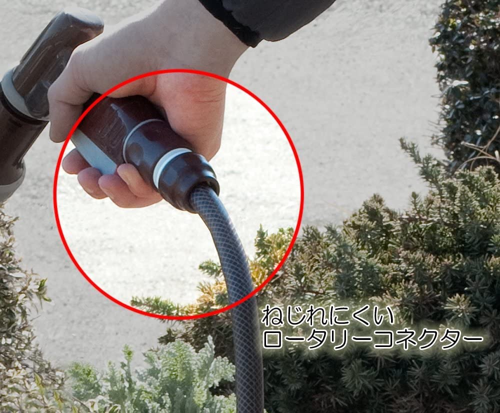 Sanyo Kasei S-BOX Reel, 12mm Algae-Resistant Pressure-Resistant Hose, 20m, Brown Metallic, SBX-S207R