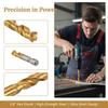 High Hardness 2-10MM Ultra Short Twist Drill Bit Hex Shank for Stainless Steel Durable Hole Opener for Craftsmen