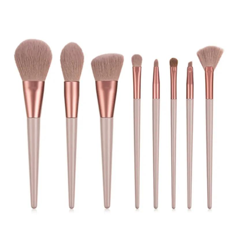 8Pcs/set Makeup Brushes Makeup Brushes Set for Cosmetic Foundation Powder Blush Eyeshadow Makeup Brushes Set Professional