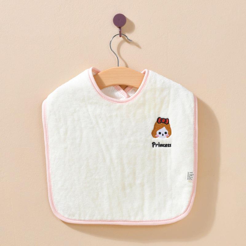 Baby Embroidered Waterproof Bib & Washcloth Set