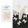 50pcs/set Bows Nail Charm Matte Bowknot Nail Charm Flatback Nail Charms Bows Nail Art Decoration DIY Bows Nails Jewelry