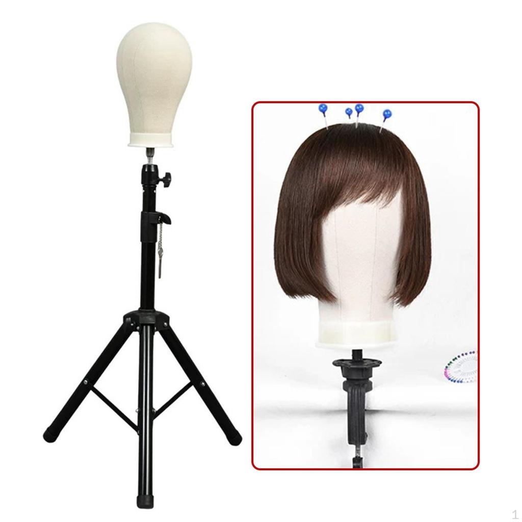 Mannequin Head Model Sturdy Accessory Versatile Canvas Lightweight White Wig for Styling Glasses