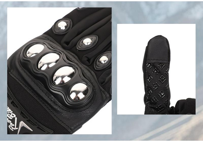 Breathable Racing Motorcycle Gloves - Anti-Collision, Anti-Slip, Touchscreen Full Finger Design