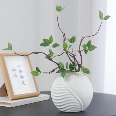 44CM Sztuczne Zielone Rośliny Uschnięte Gałęzie Dekoracje Domowe Zielone Liście Uschnięte Pnącza Kompozycje Kwiatowe Dekoracja