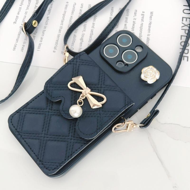 Strap Wallet Case for Motorola Moto Edge 60 Fusion 60S 50 Pro G86 G56 G54 G85 G96 Card Slot Crossbody Lanyard Leather Bag Cover