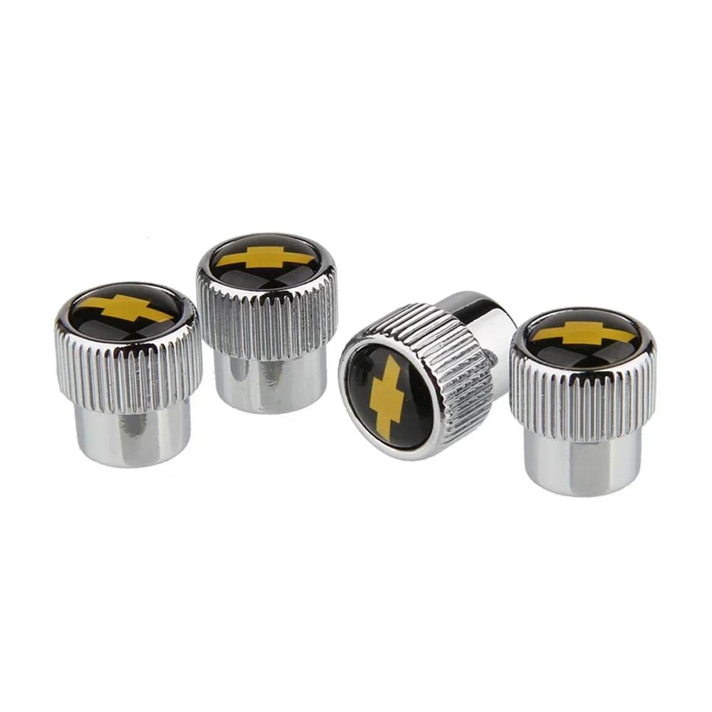 4PCS Car Tire Valve Caps Wheel Modified Covers for Chevrolet Orlando Captiva Trax Cruze Malibu Spark Lacetti Sail Silverado  YG1