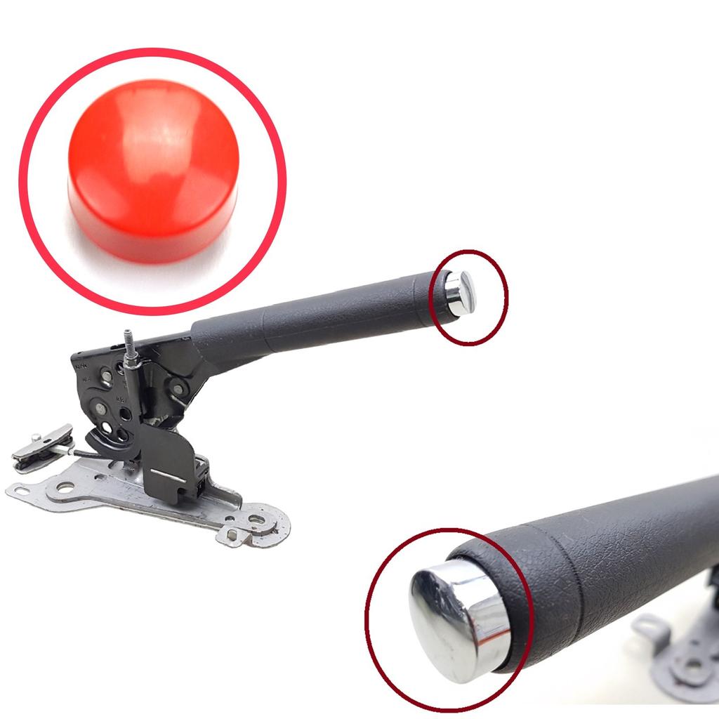 BDP1199 Spínač parkovací ruční brzdy Plastový kryt tlačítka ČERVENÝ 98062965ZD pro Citroen C3 C-Elysee C4 Cactus Peugeot 207 208 301