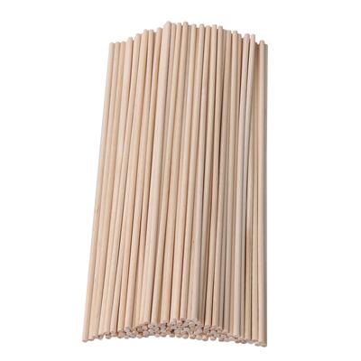 10x Square Wooden Lollipop Cake Pop Lolly Sticks Hobby Craft DIY Art