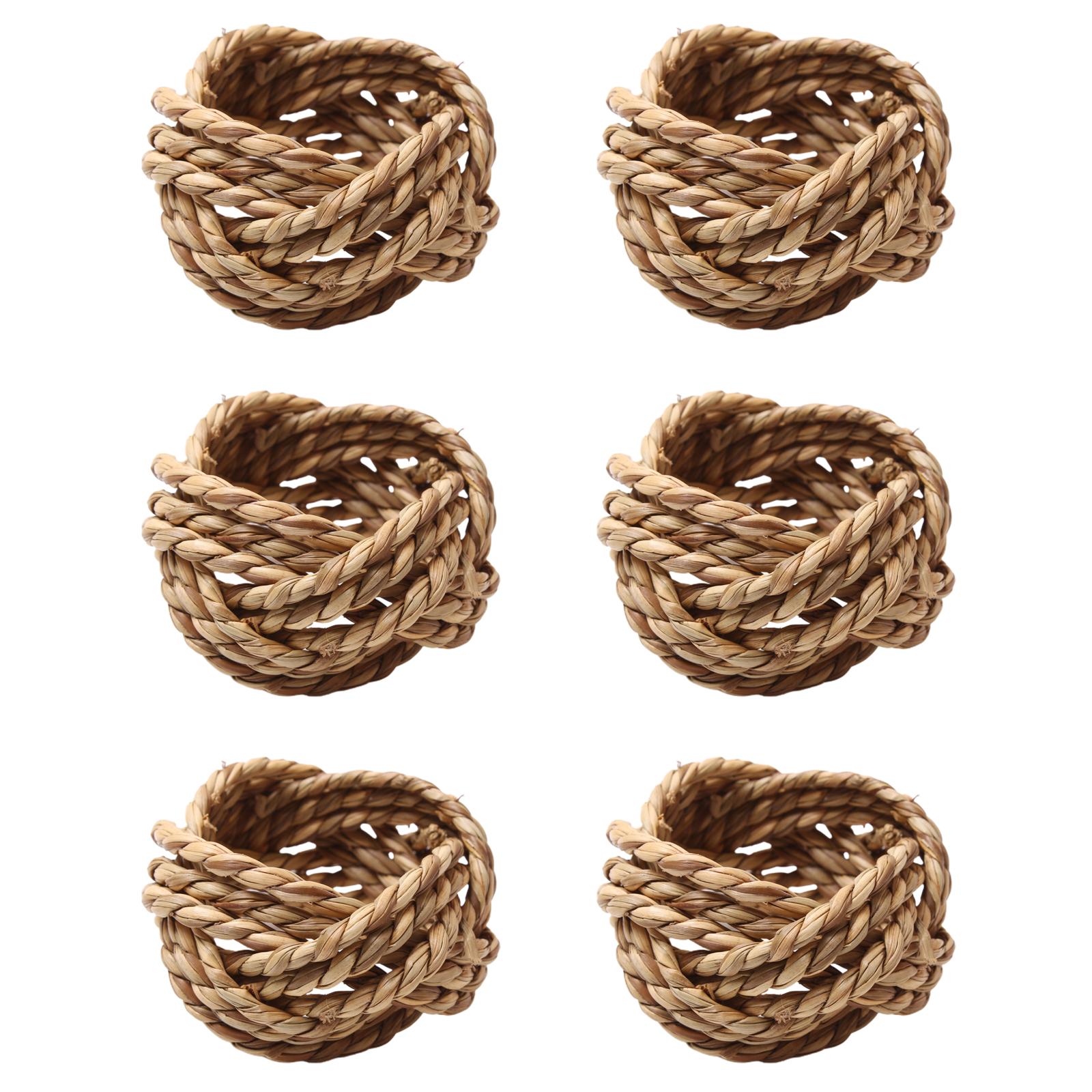 

Натуральная бамбуковая соломенная салфетка Пряжка для салфетки Шпагат Салфетка из кукурузной шелухи